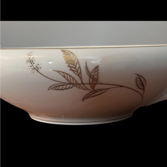 Elegant Noritake Japan 5693 White and Gold Serving Dish Bowl and Lid Vintage - Picture 5 of 7